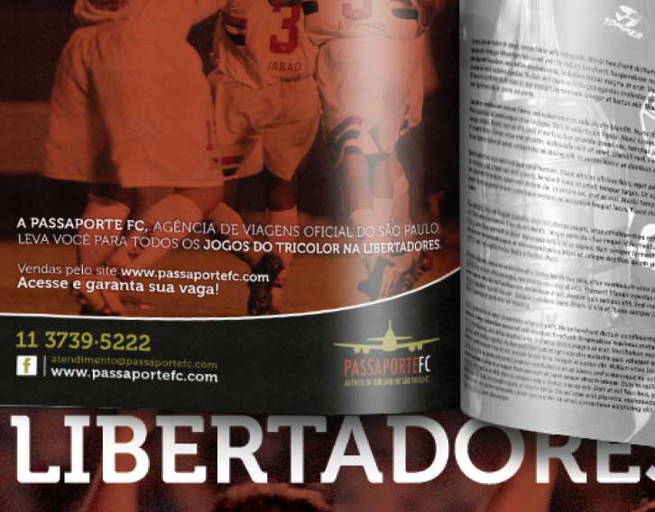 Criação de Anúncio de Revista Passaporte FC